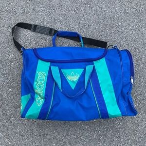 Vintage 90s Adidas Duffel Bag Trefoil